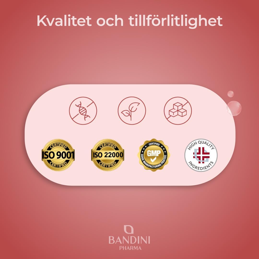 Thumbnail 6 de BANDINI järn 80 mg med C-vitamin, 180 veganska kapslar