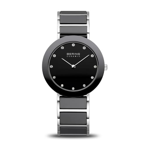 Detalle de BERING Women Analog Quartz Ceramic Watch 11435-749 with Stainless Steel/Ceramic Strap