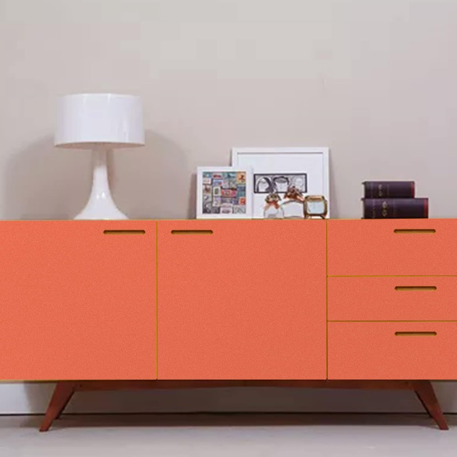 Thumbnail 2 de Hode Klebefolie Orange Glitzer 40cm x 3m