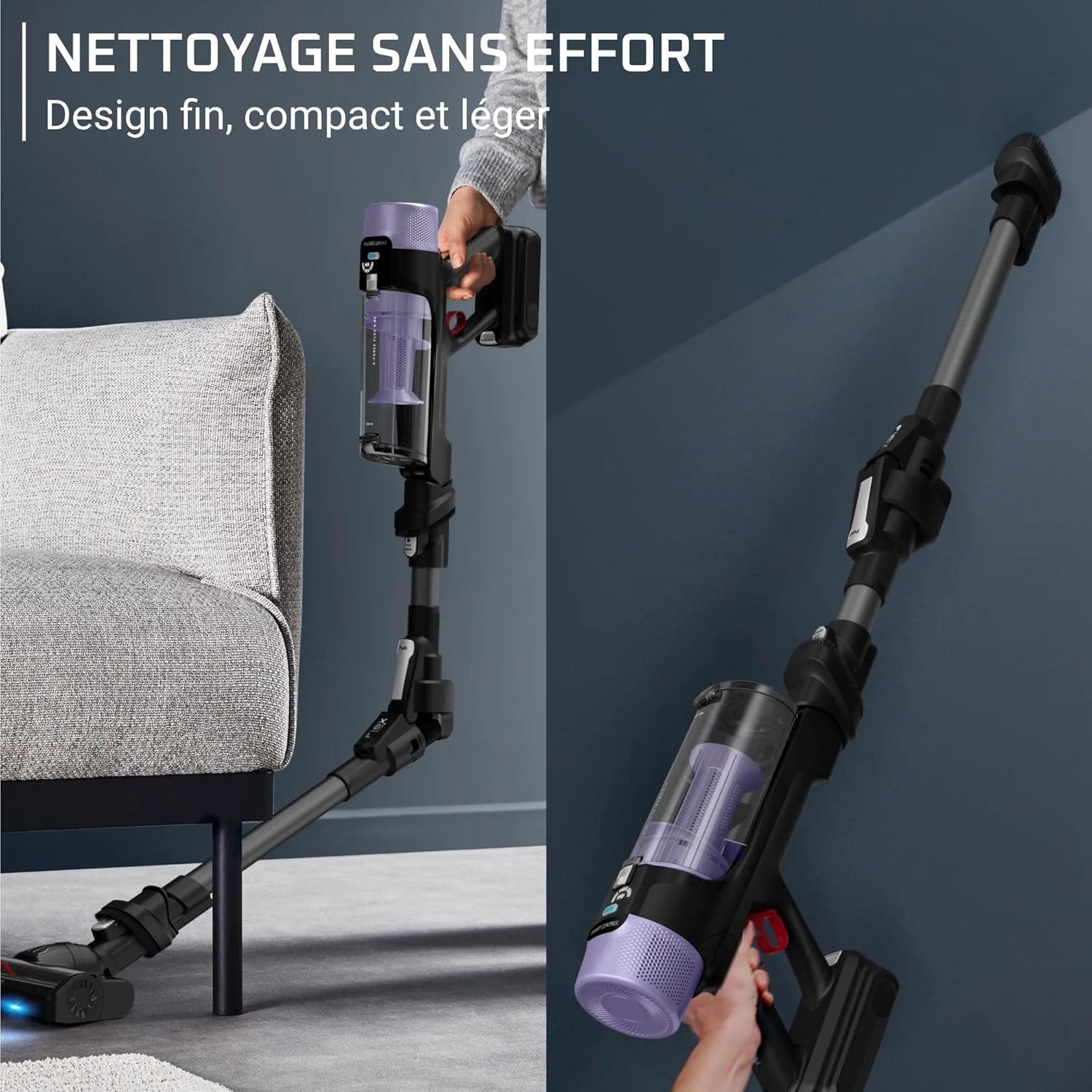 Thumbnail 6 de Rowenta X-Force Flex 9.80 (RH7L35E0) : aspirateur balai sans fil multifonction 100 AW