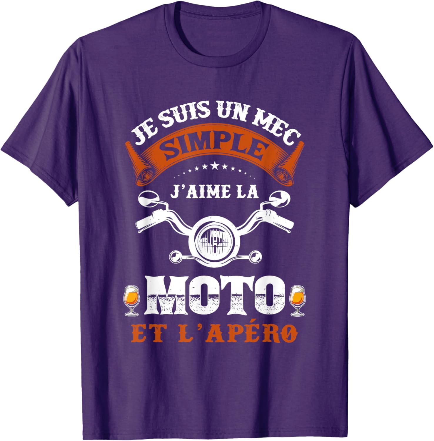 Thumbnail 2 de T-shirt Motard Humour – Fans de Moto et d'Apéro
