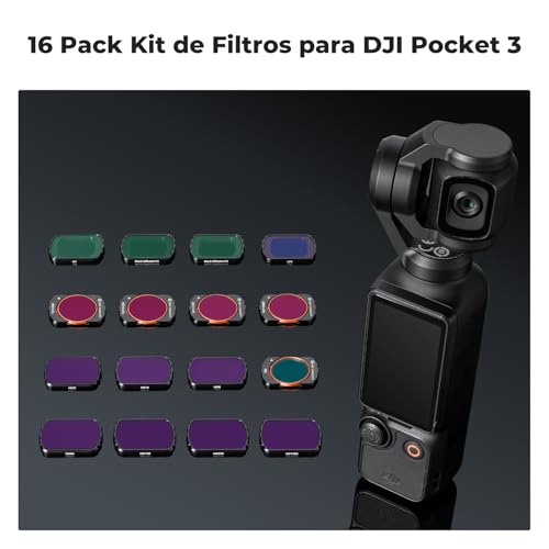 Detalle de K&F Concept Osmo Pocket 3 Filter-Set 16-teilig 🎥