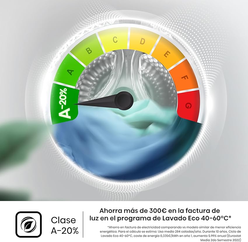 Thumbnail 2 de Hisense WF3S1243BW3 12 kg, 1400 rpm, 19 programas
