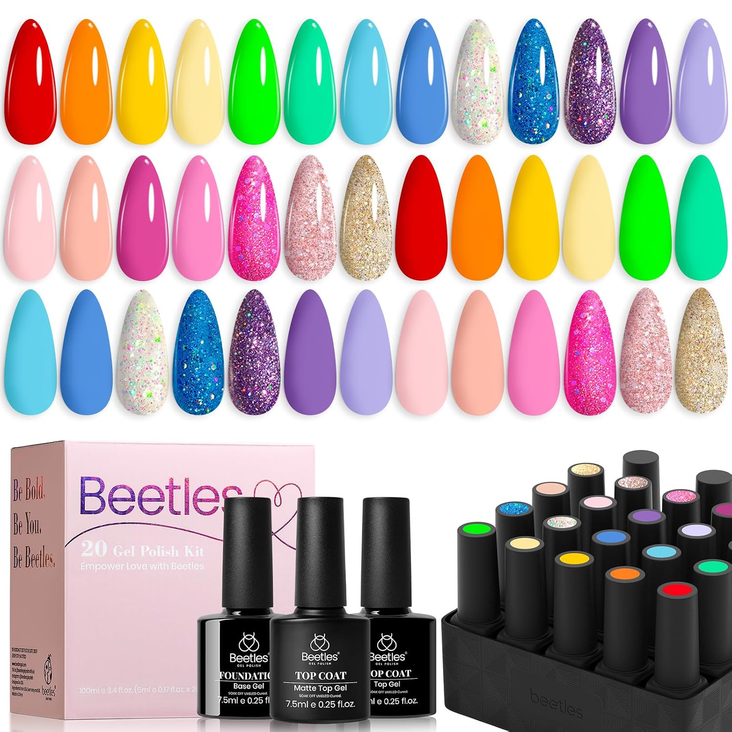 Thumbnail 6 de Beetles Jelly Gel Nail Polish Set 75 PCS