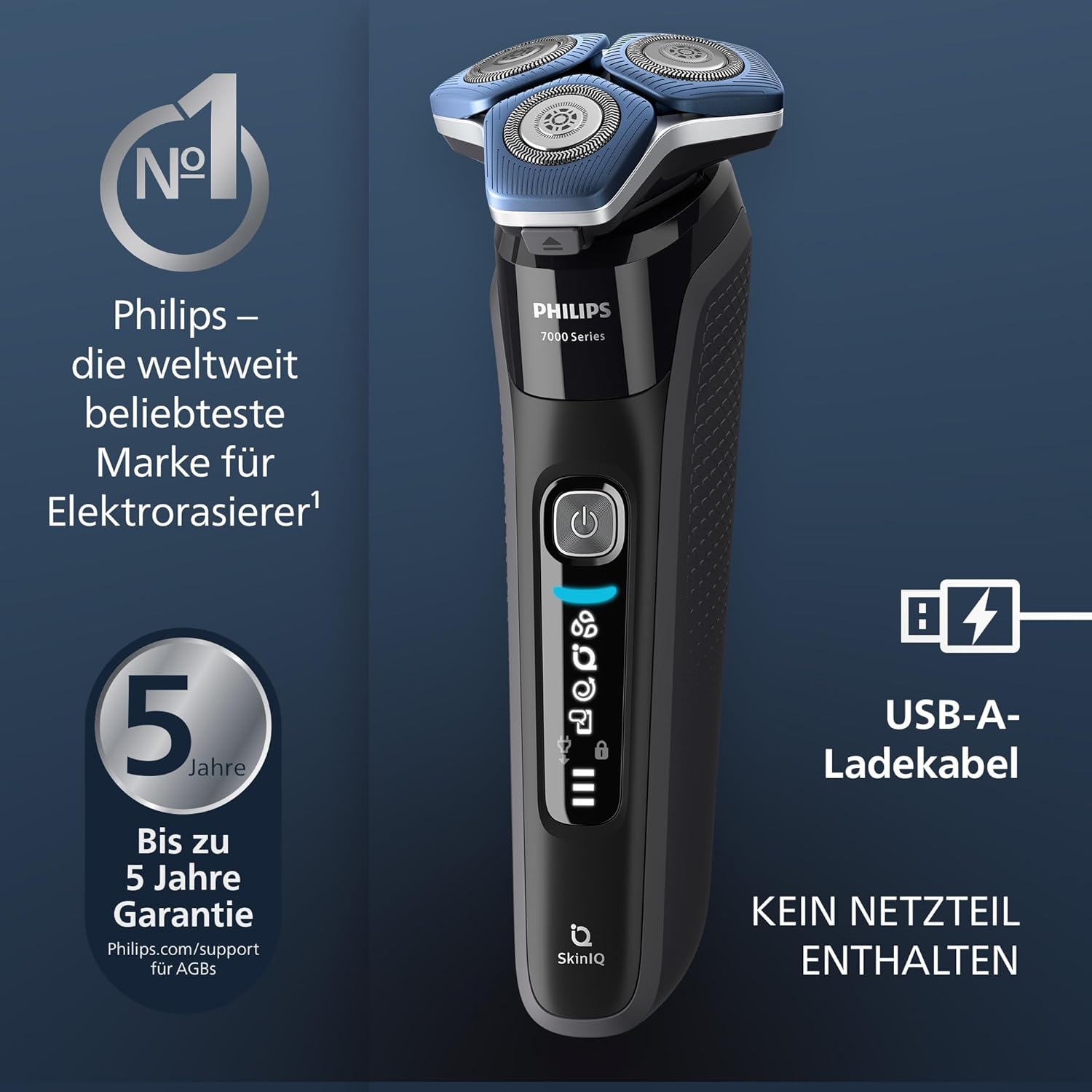 Thumbnail 1 de PHILIPS S7886/55 60min Nass- und Trockenrasierer 🪒