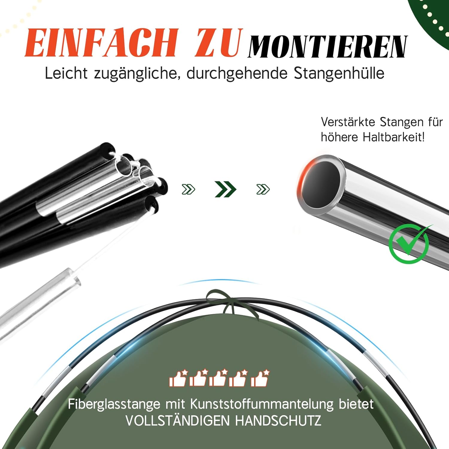 Detalle 1 de Campingzelt für 2 bis 3 Personen Kuppelzelt