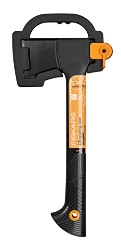 Detalle de Fiskars Solid A6, hachette universelle de 39 cm en acier trempé avec étui
