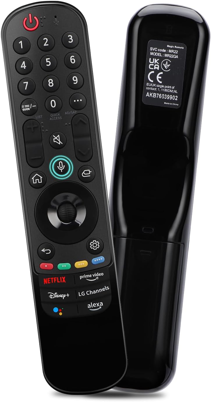 Detalle de Gvirtue MR22GN Voice Remote for LG TVs with Pointer and Voice Control