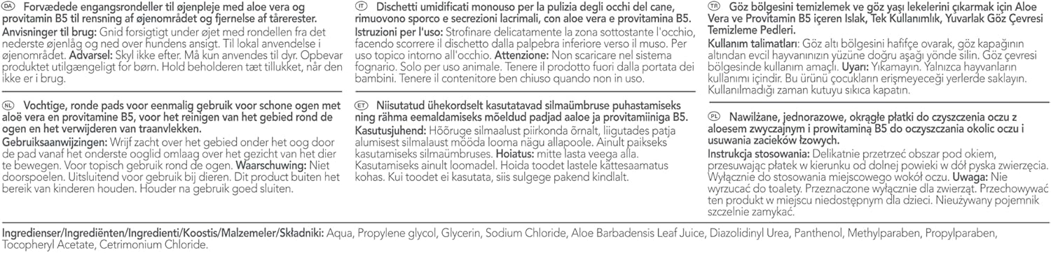 Detalle 2 de Vet's Best Salviettine occhi 100 pezzi