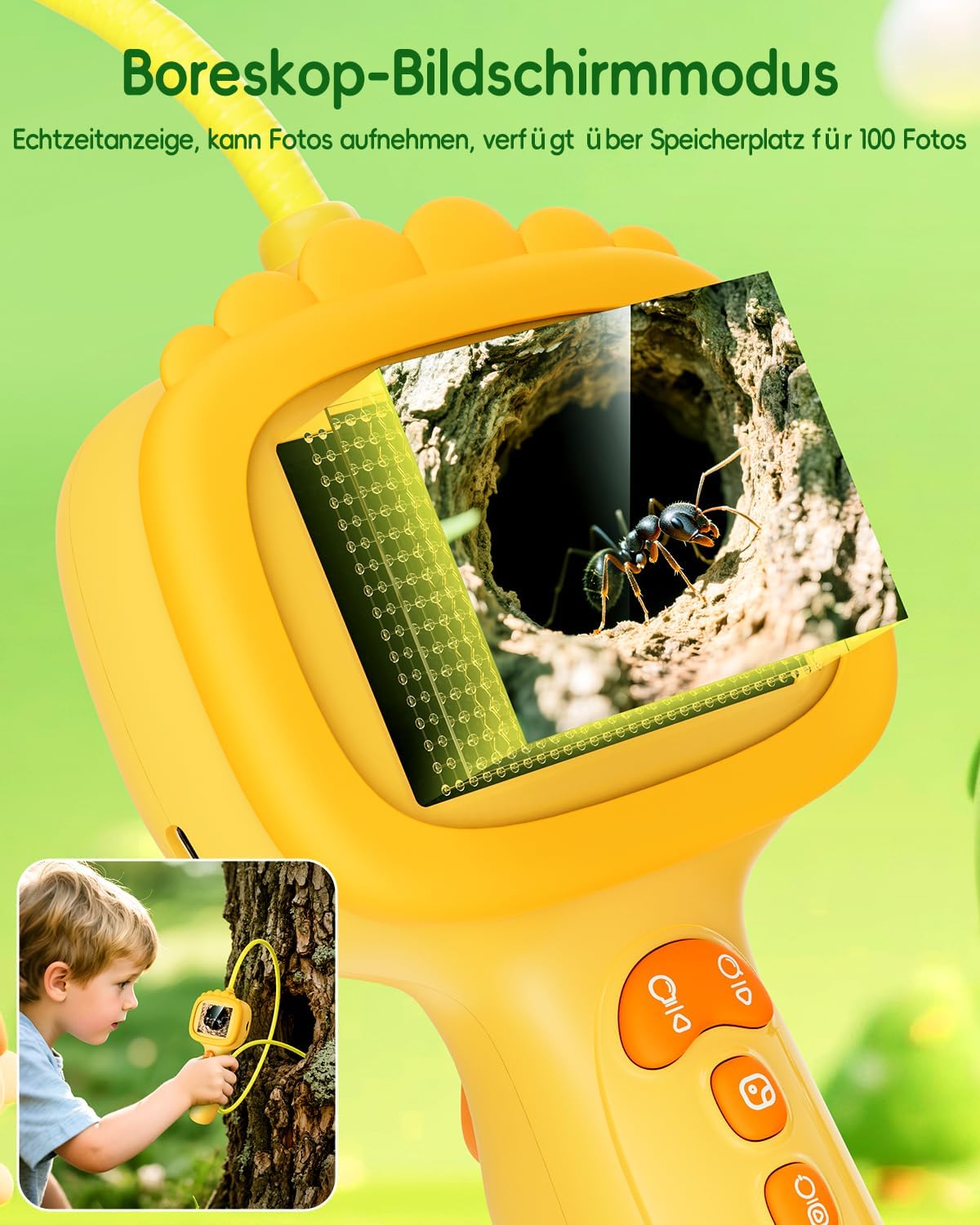 Thumbnail 4 de Ashfly Endoskopkamera Kinder 1080P