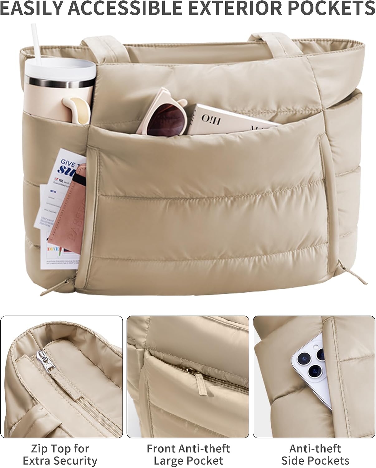 Thumbnail 4 de Bagstellar Puffer Tote 20L