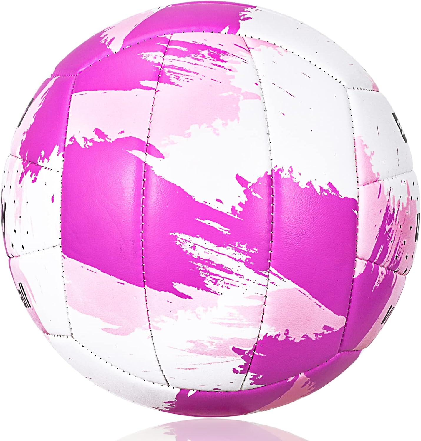 Detalle de Wuzfully Volleyball Kinder Soft Touch (Größe 5) – leichter Beachball für drinnen & draußen
