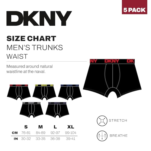 Thumbnail 6 de DKNY Scottsdale Mens Boxers Shorts Multipack (Pack of 5) – Black, XL