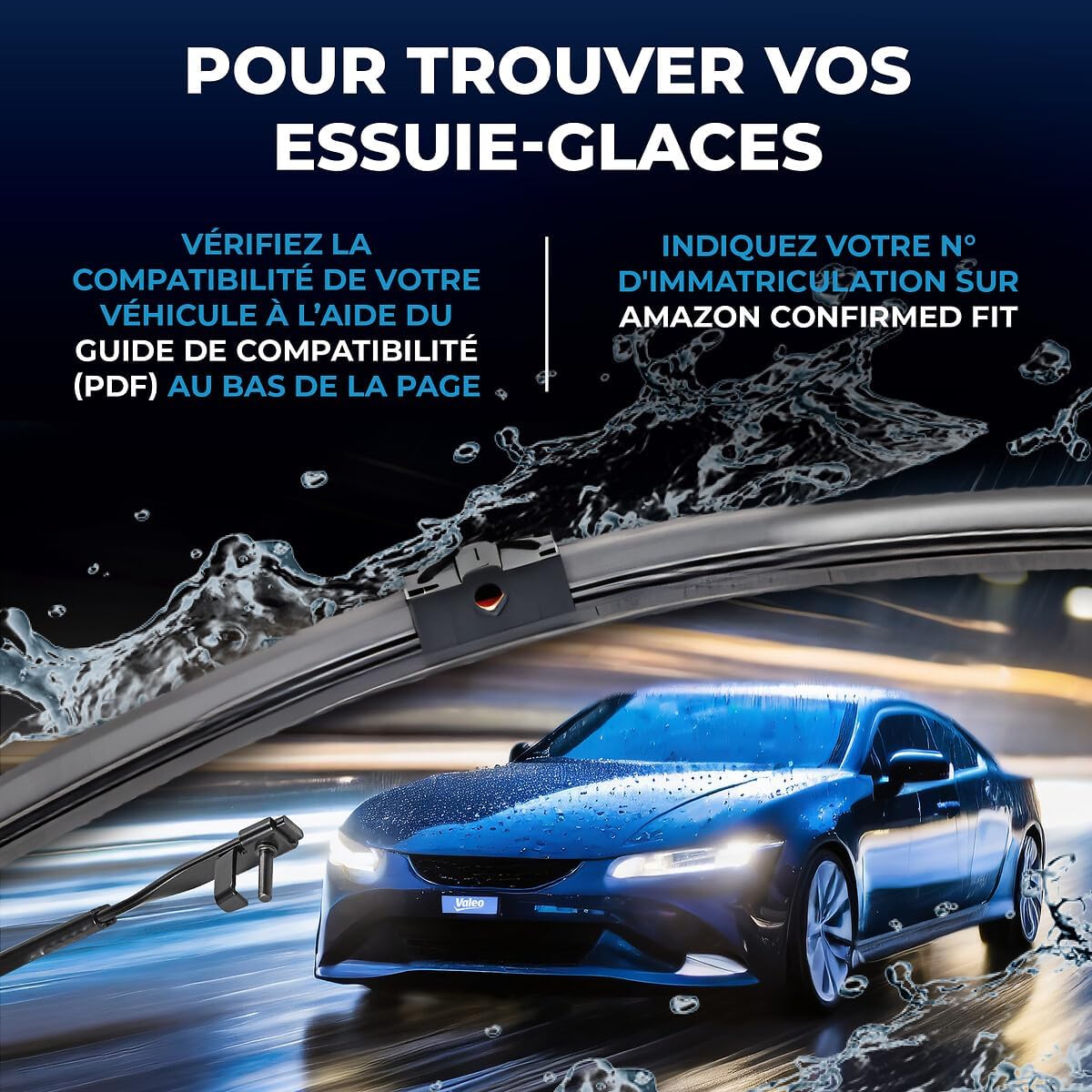 Thumbnail 2 de Valeo Silencio VF869 (577869) – balais d’essuie-glace set de 2, 650 mm