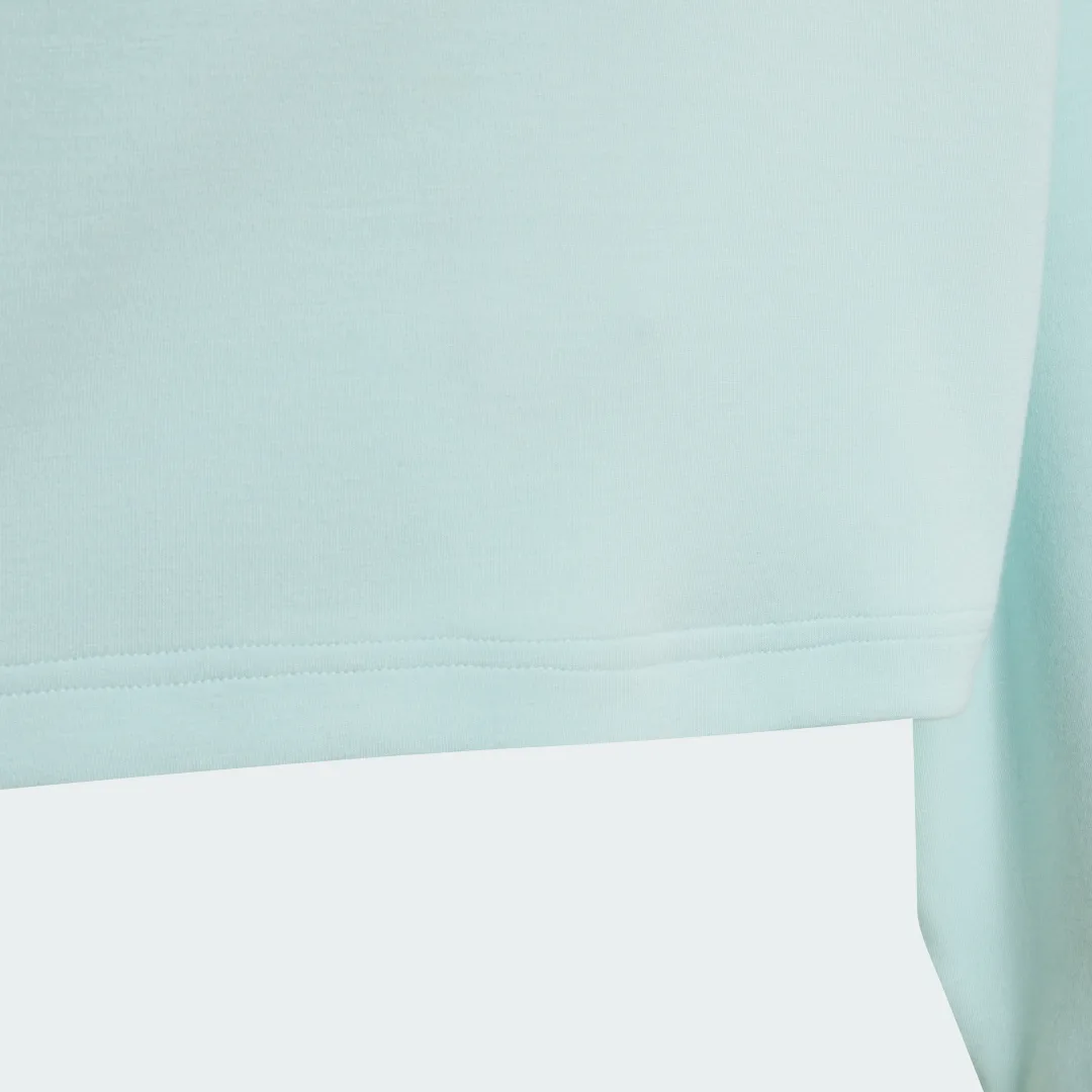 Detalle 2 de Sudadera Adidas Turquesa — comodidad y estilo para el día a día