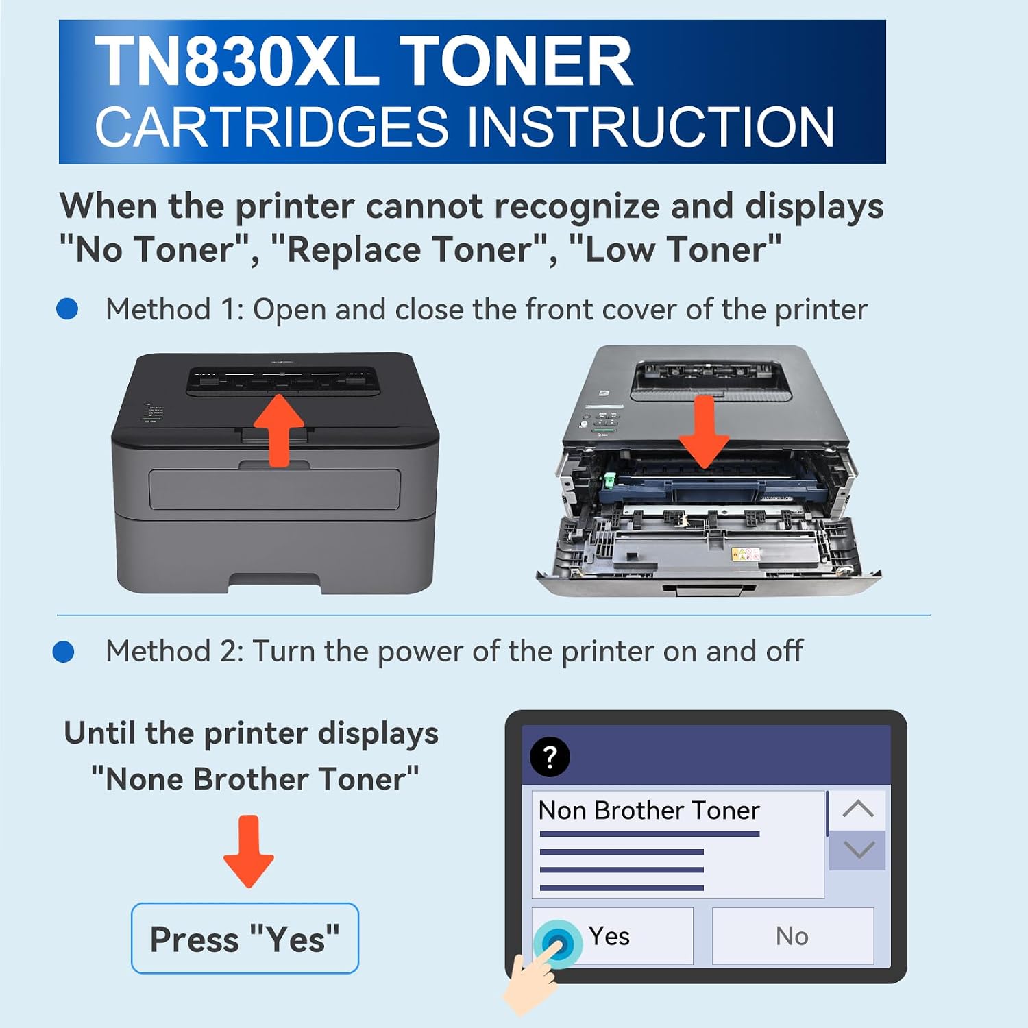 Thumbnail 4 de INKNI TN830XL toner cartridges 2-pack