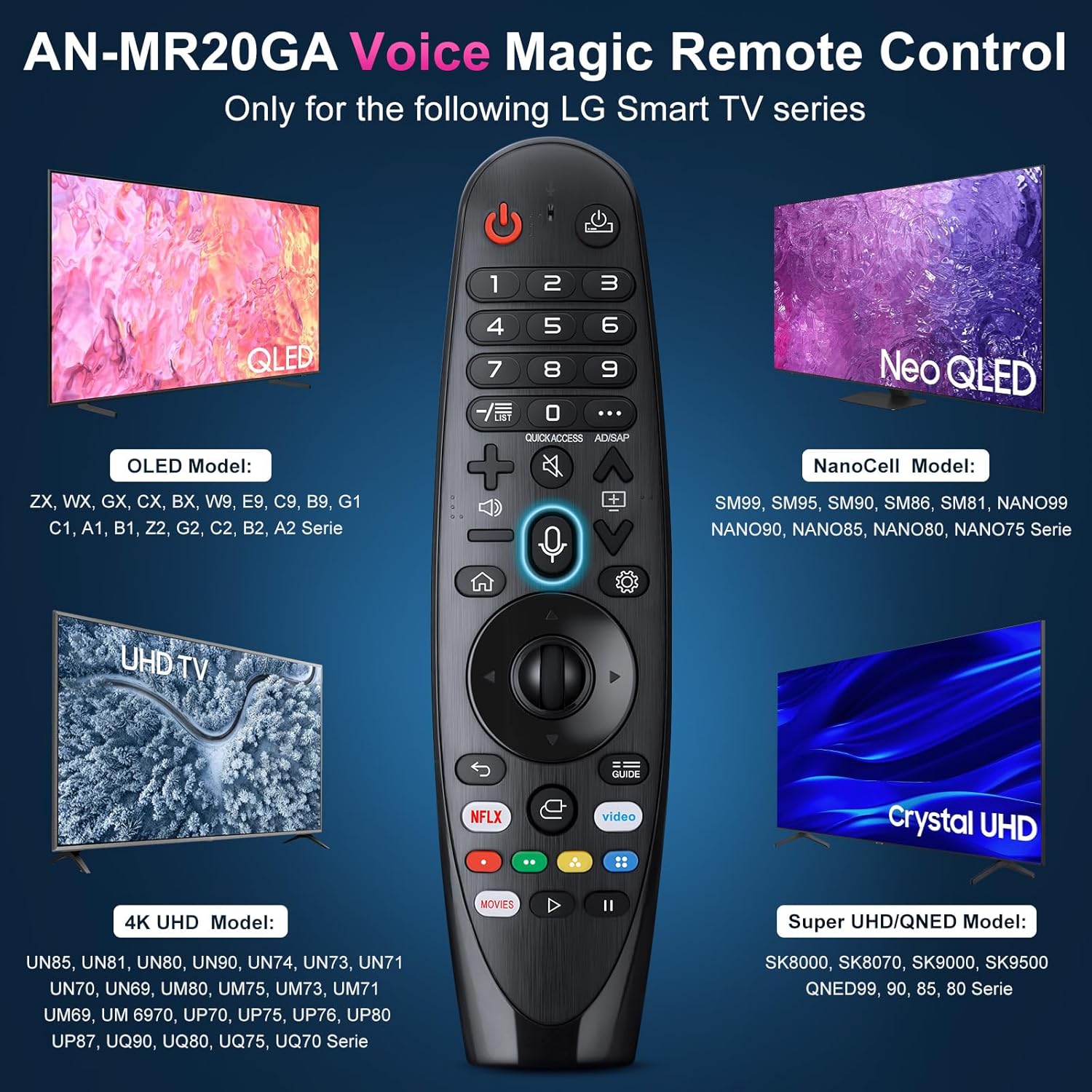 Detalle 2 de LG Voice Magic Remote AKB75855501 for 4K TVs