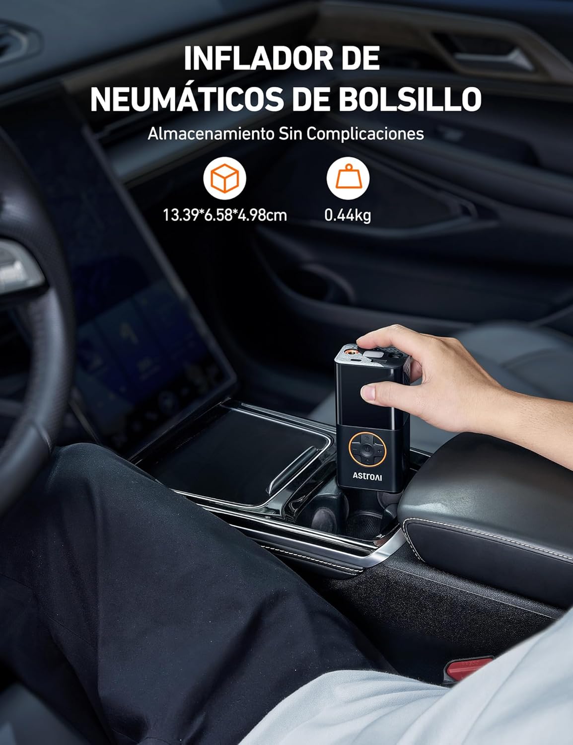 Detalle 2 de AstroAI Compresor Portátil inflador neumáticos