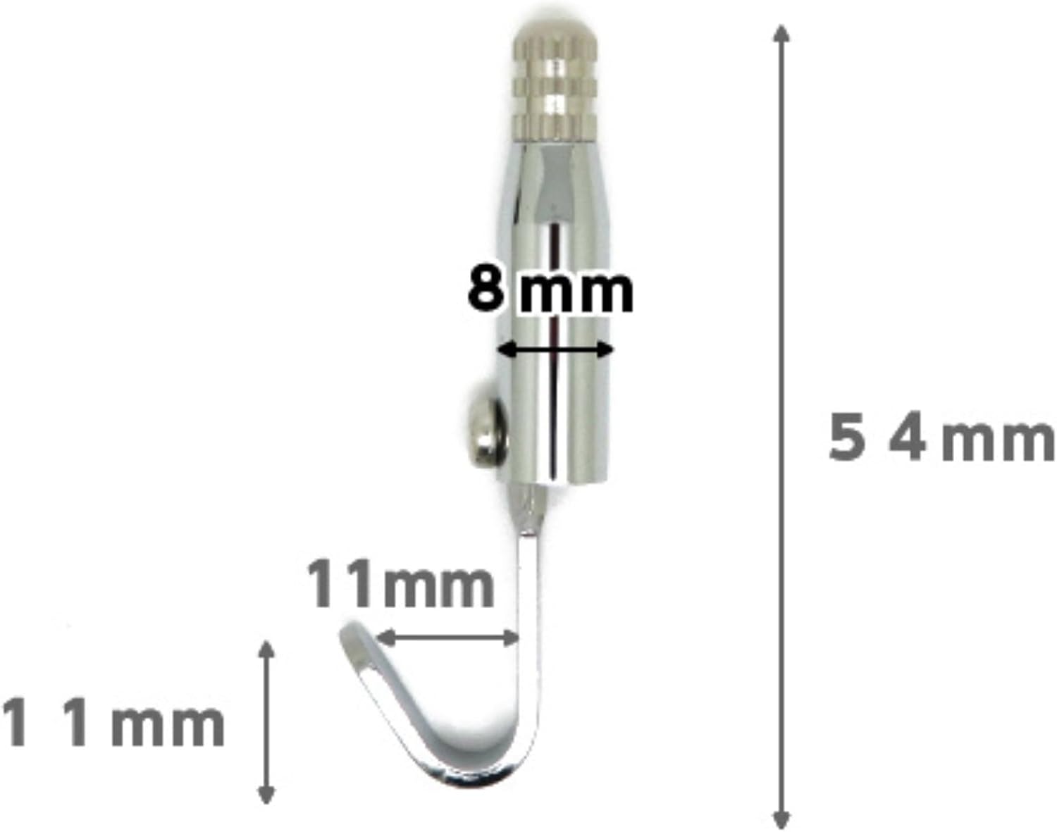 Thumbnail 2 de classico w-swsf3002set ステンレスワイヤー スリムフック 直径1.0mm・長さ30cm・耐荷重10kg、2個入り