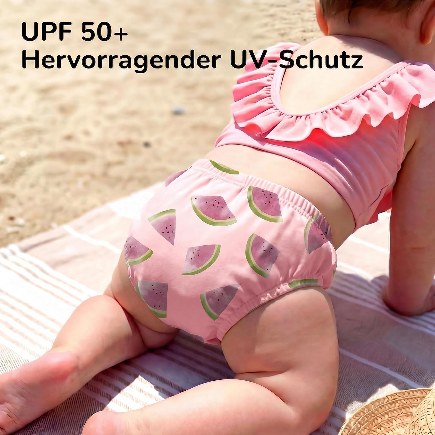 Thumbnail 6 de HECCEI Schwimmwindel Baby – Wiederverwendbare Schwimmhose mit verstellbarem Bund (0–6 Monate)