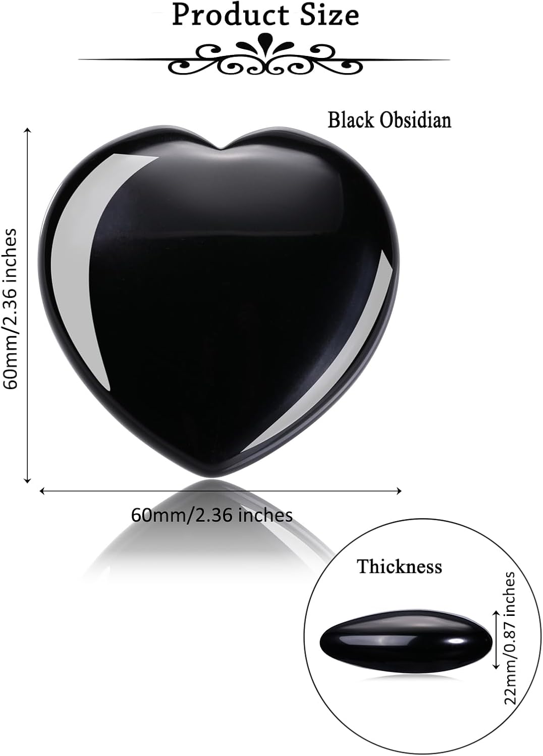 Detalle de JSDDE 60mm Rose Quartz Heart Crystal – A Practical Guide for Buyers