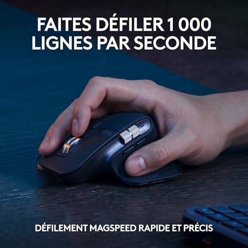 Thumbnail 4 de Logitech MX Keys S Combo : Clavier et Souris Sans Fil avec Repose Poignet