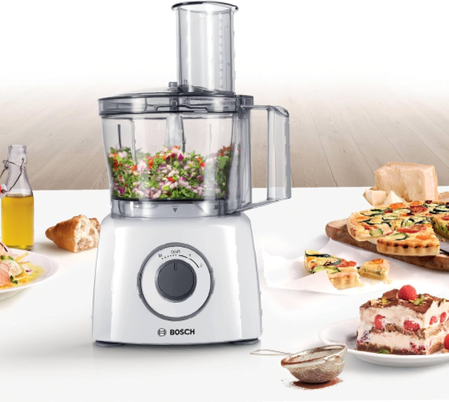 Detalle 2 de Bosch MultiTalent 3 MCM3200W: robot da cucina compatto con oltre 30 funzioni