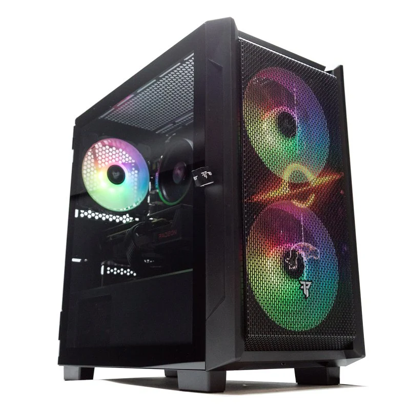 Detalle de PcCom Lite: Ryzen 5 8400F, 16 GB y RX 9060 XT 16 GB para todo