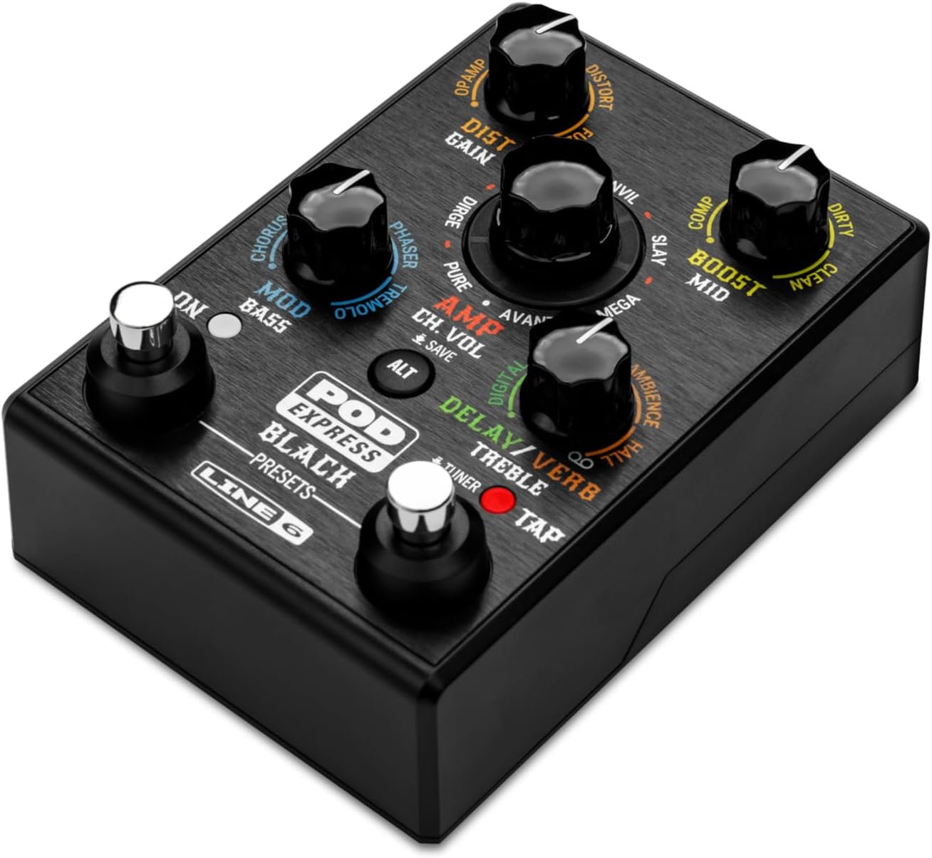 Thumbnail 3 de Line 6 Multi-Effects Guitar Pedal, POD Express Black