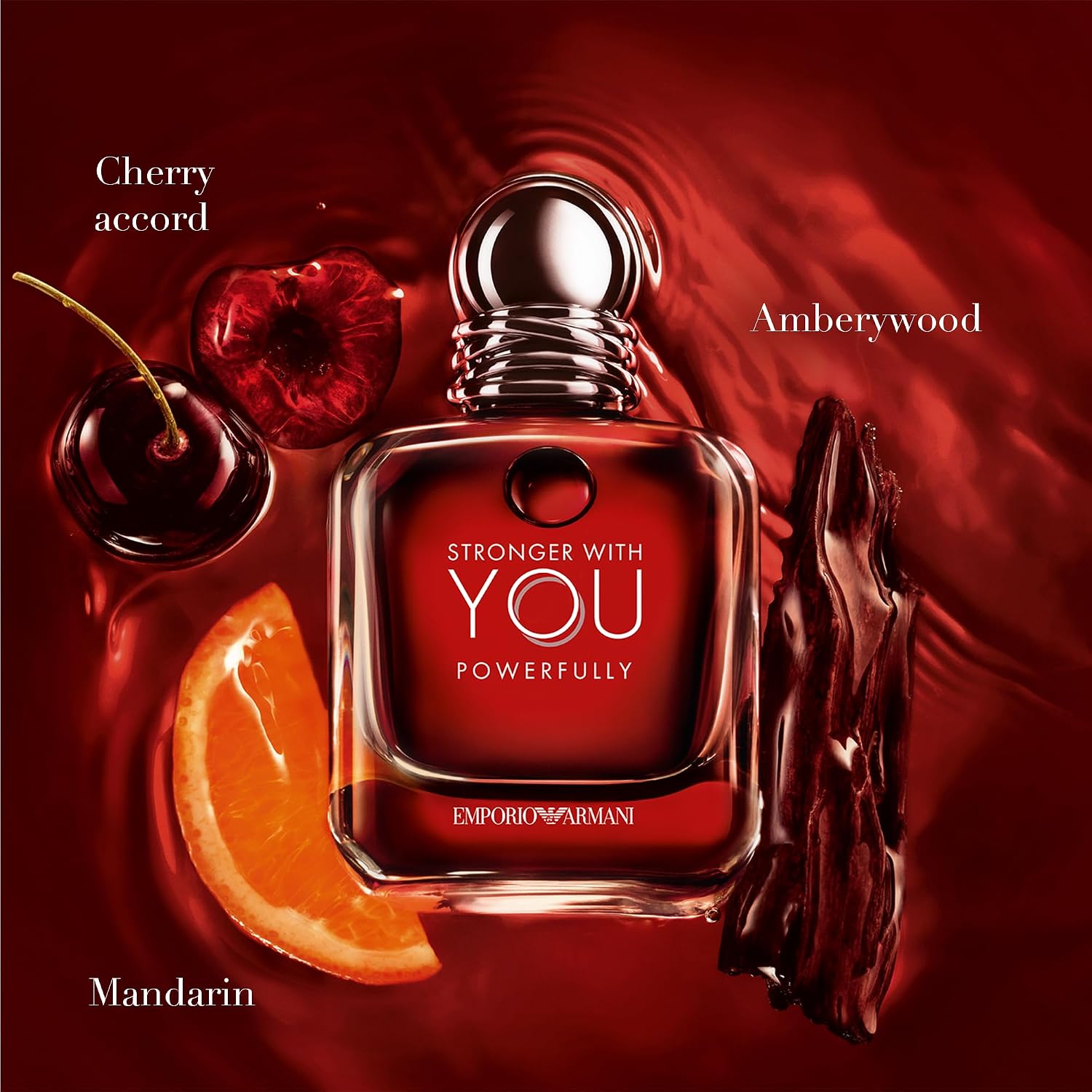 Detalle 2 de Armani Beauty Stronger With You Powerfully Eau de Parfum, Chestnut & Cherry