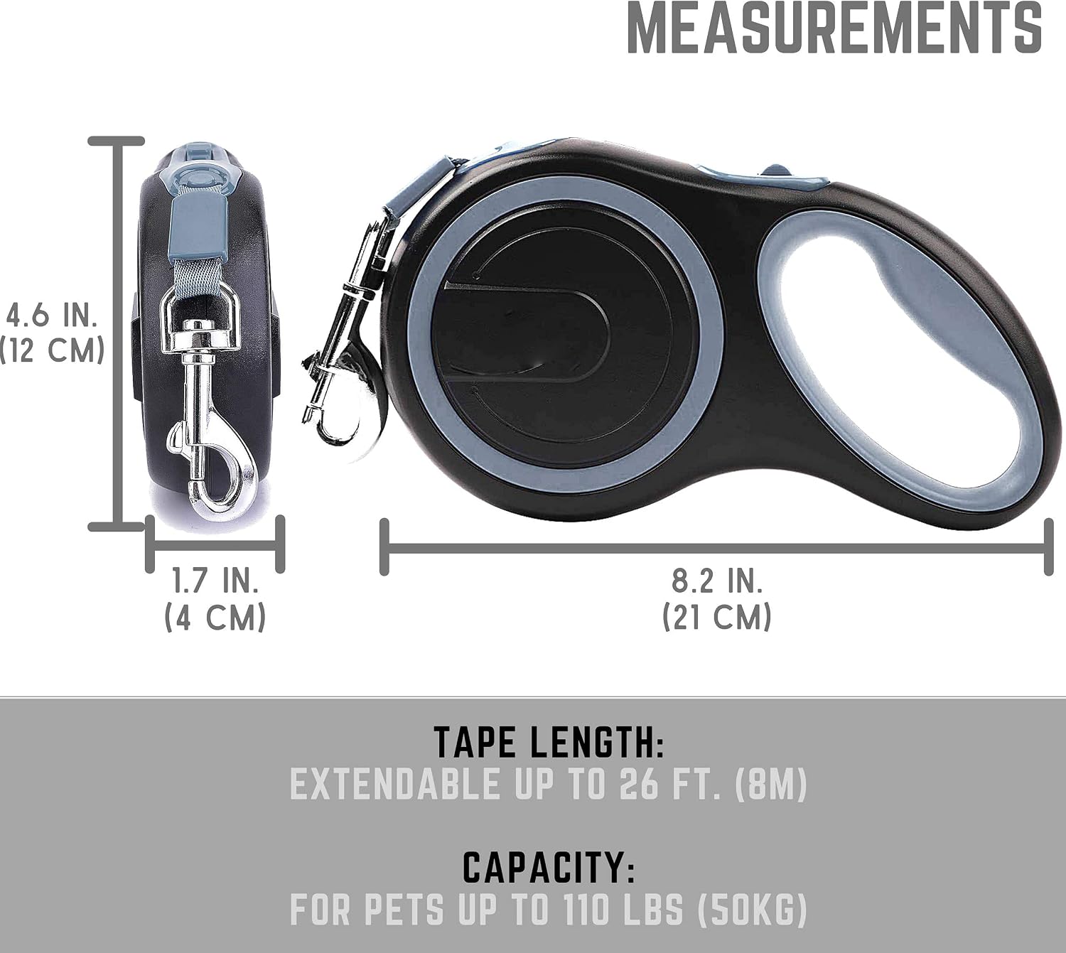 Detalle 2 de Aandyou Extendable Dog Lead 8m leash