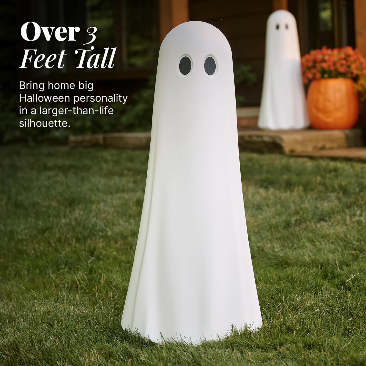 Detalle 2 de Step2 564002 Boo Buddy Halloween Ghost Statues, 2-Pack, 40-Inch