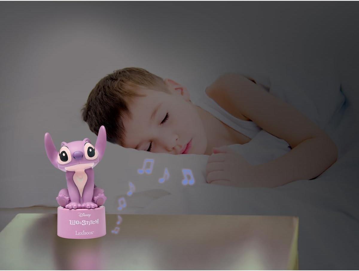 Thumbnail 2 de Lexibook Disney Stitch — Enceinte Bluetooth Veilleuse Angel, Rose (NS02D1)