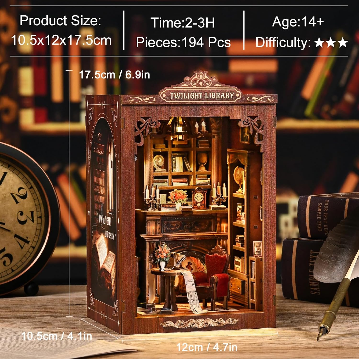 Thumbnail 4 de Sagiterra Book Nook DIY Dollhouse Kit
