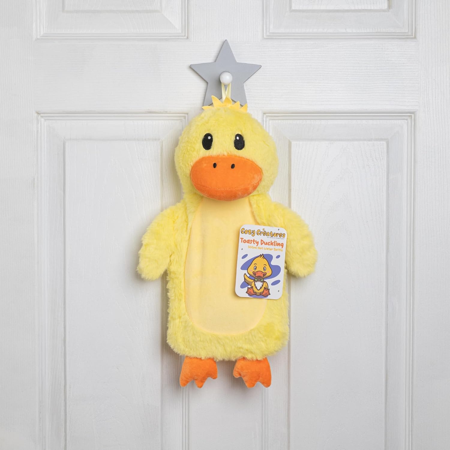 Thumbnail 2 de Cozy Creatures super soft child’s hot water bottle & cover (Duck) – 500ml