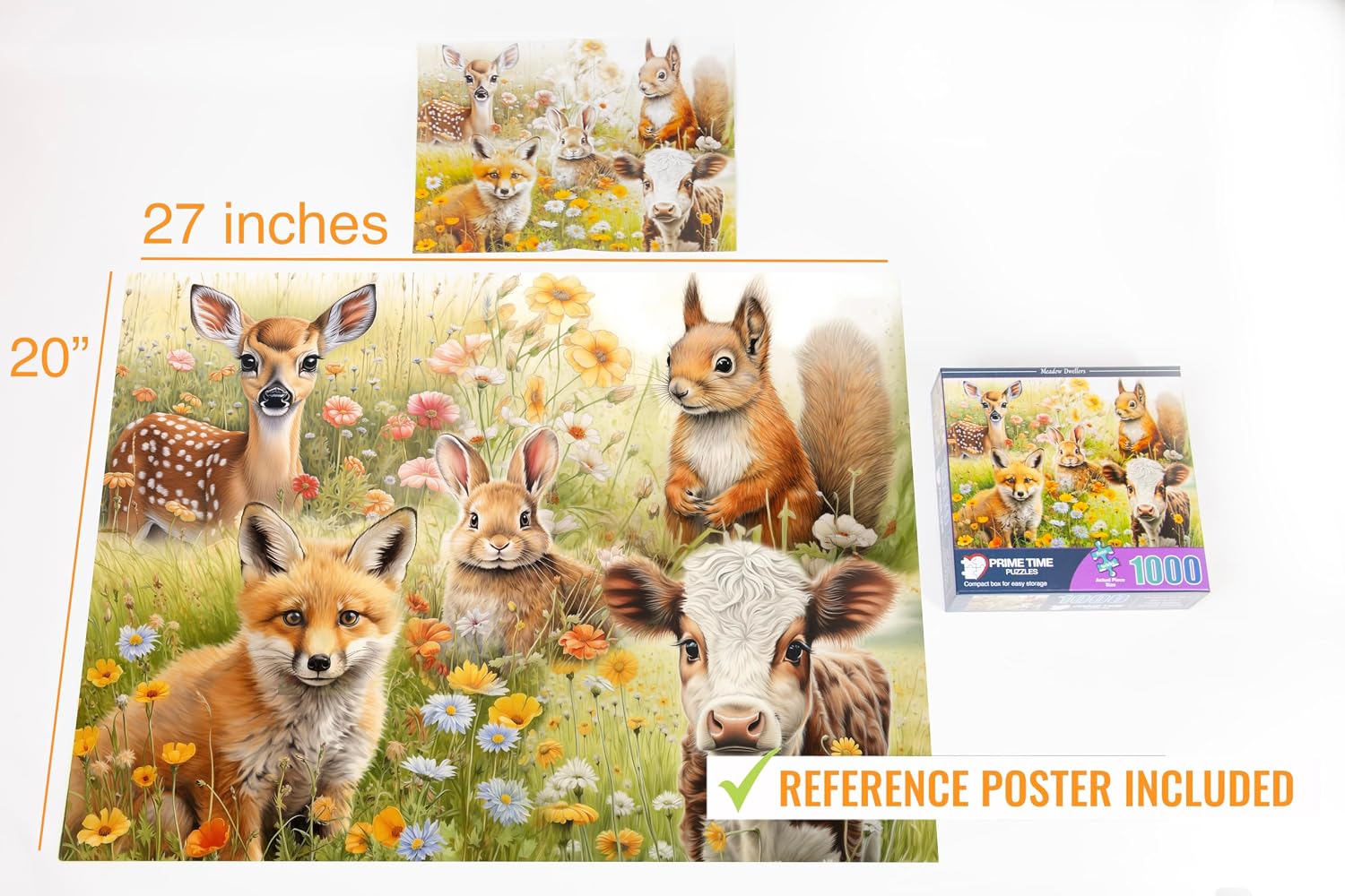 Thumbnail 4 de Prime Time Puzzles 6099 Adult Animal Jigsaw Puzzle, 20 x 27 Inches