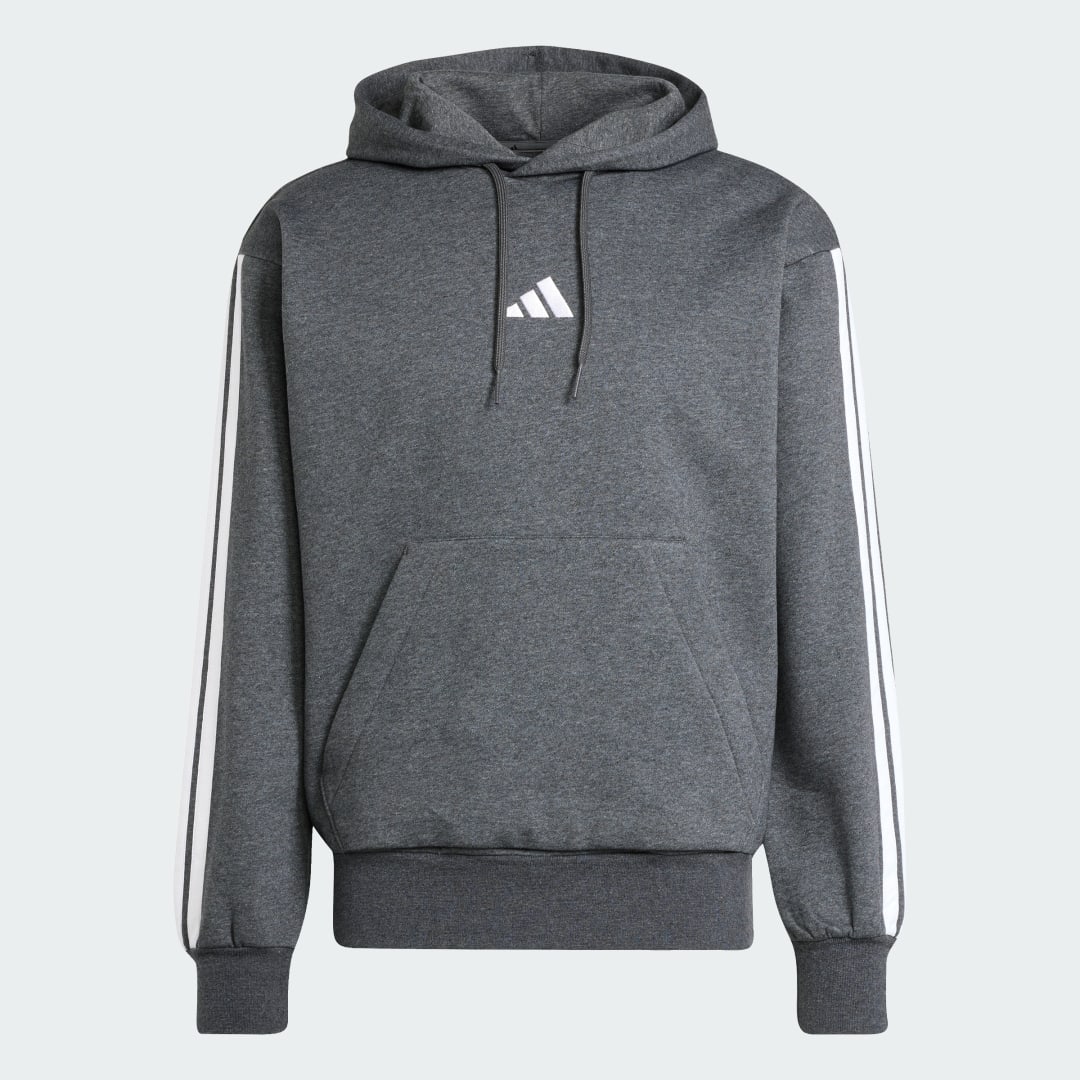 Detalle de Sudadera con capucha Essentials Fleece 3 bandas de Adidas