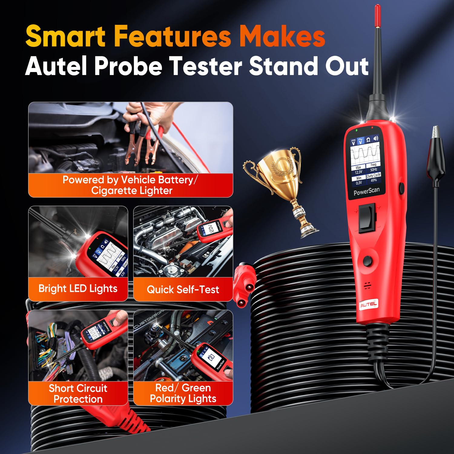 Thumbnail 6 de Autel automotive circuit tester PS100