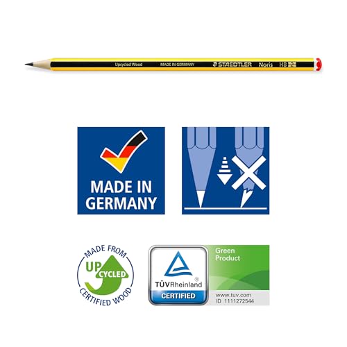 Detalle de STAEDTLER Noris 120 Lápices 2B, pack 12, hexagonal