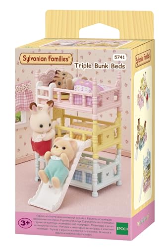Detalle de Sylvanian Families 5741 Triple Bunk Beds – Dollhouse Playset