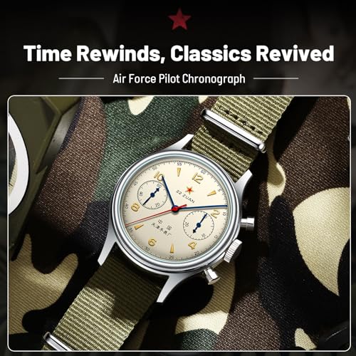 Thumbnail 7 de SEA-GULL 1963 International Edition – ST1901 Manual Winding Aviation Chronograph