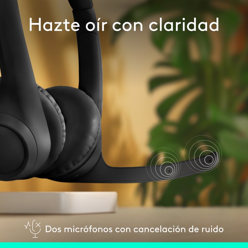 Detalle 2 de Logitech Zone 300 Auriculares inalámbricos Bluetooth con micrófono