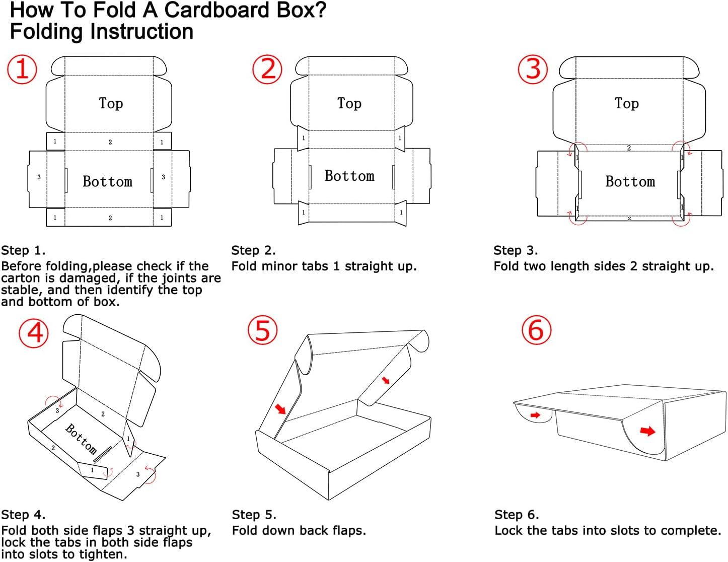 Thumbnail 6 de HORLIMER Black Shipping Boxes 25 Pack (9x6x2 inch) – Corrugated Cardboard