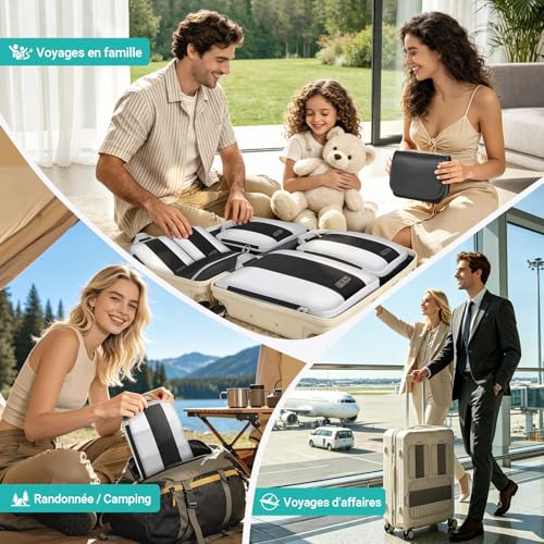 Thumbnail 7 de Organisateur Valise 8 Pièces Estaviva — Sac de Compression Voyage Premium