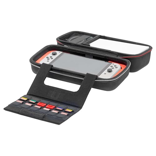 Detalle 2 de R.D.S. Game Traveler Deluxe Licensed System Case for Nintendo Switch, Switch 2, and OLED (NS230)