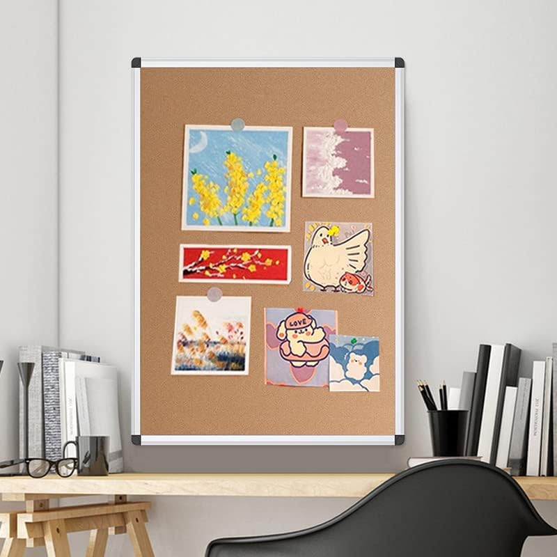 Thumbnail 6 de VIZ-PRO Cork Notice Board, 36 x 24 Inches, 2-Pack, Silver Aluminum Frame