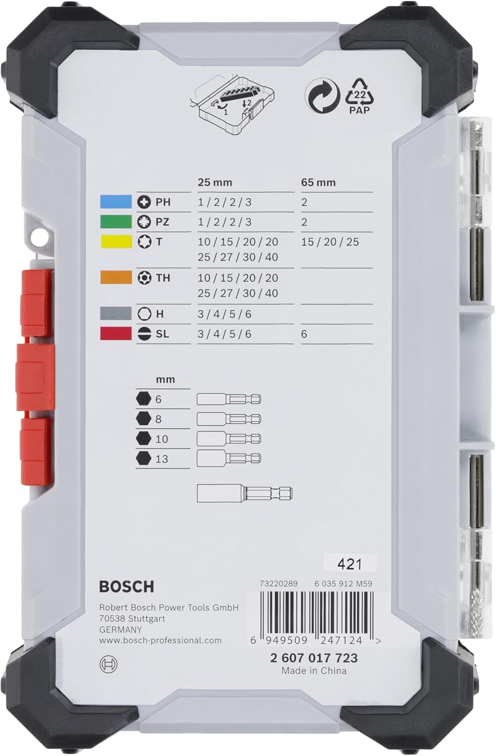 Thumbnail 2 de Bosch 43x Extra Hard Schrauberbit-Set (43-teilig) für Bohrschrauber – Professional Zubehör