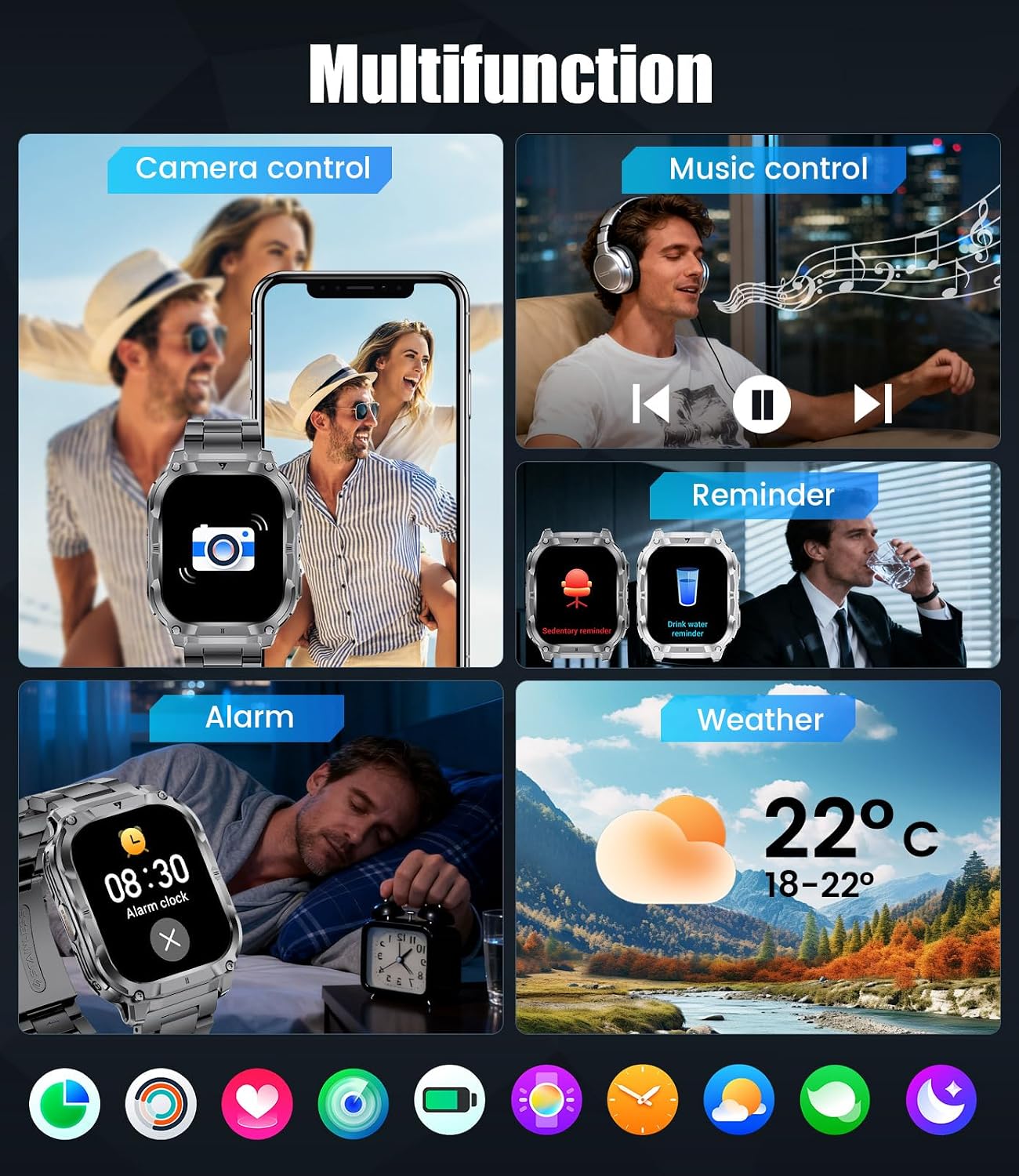 Thumbnail 6 de Reloj Inteligente EF22 2.0" HD, 1000 mAh