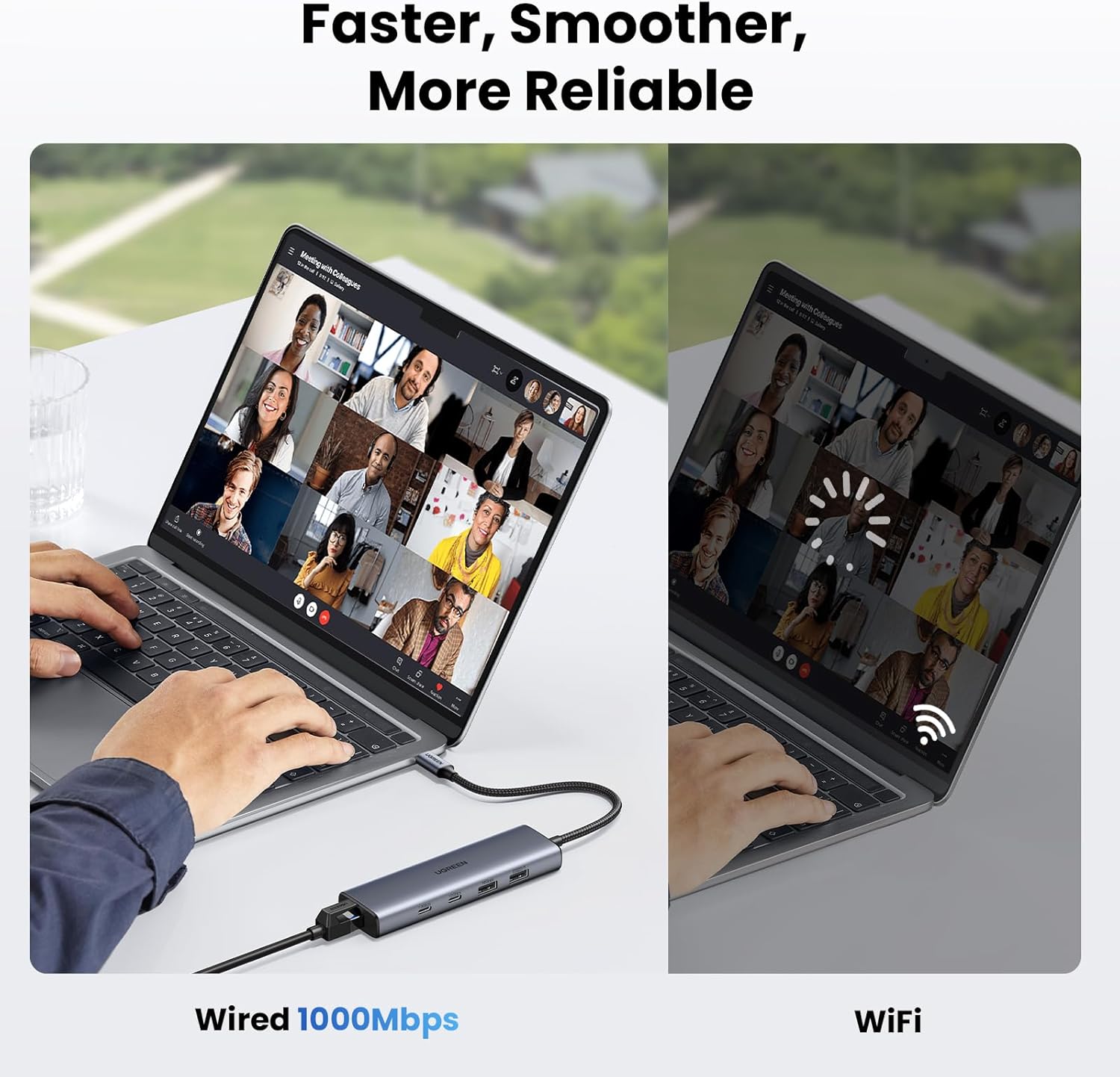 Thumbnail 3 de UGREEN USB C Hub Ethernet 10Gbps USB 3.2 Adapter ⌚