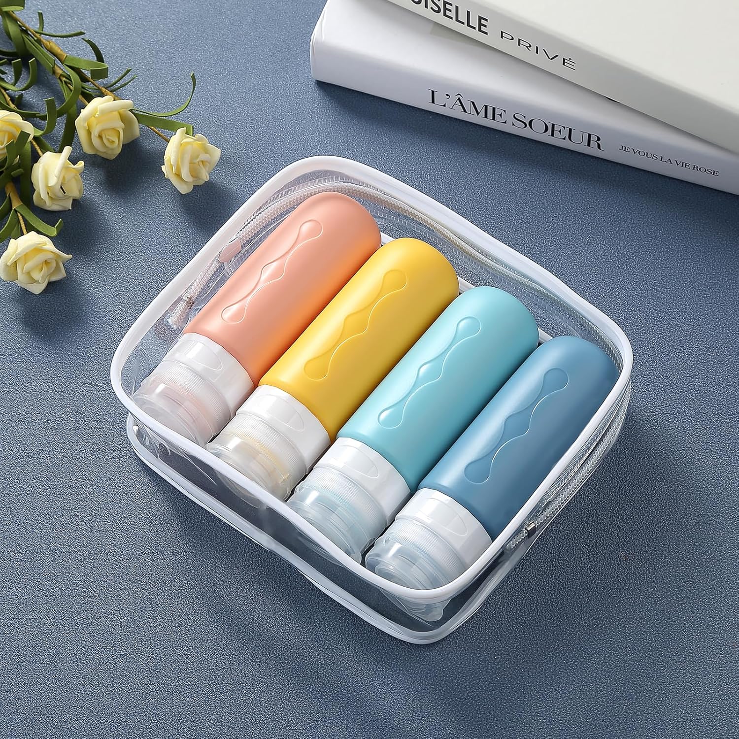 Thumbnail 5 de Gemice TSA-Approved Leak-Proof Travel Bottles (Refillable, BPA-Free, Travel Size Tubs)